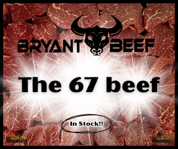 The 67 Beef | Bryant Beef - Tennessee, Dog Treats, Meat Packages, Beef ...